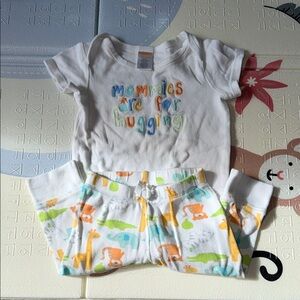 Gymboree Set with Colorful Animal Design